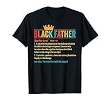 Black Father Definition Father's Day African American Father T-Shirt
