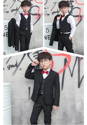 Boy's 4 Button Formal Suit Vest3