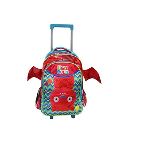 Mochila de Rodinha Infantil UglyDolls Vermelho