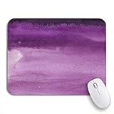 Gaming mouse pad abstrakte lila aquarell ombre waschbürste leinwand weihnachtsfarbe rutschfeste gummi backing computer mousepad für notebooks maus matten