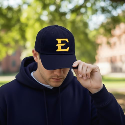 Gorra ajustable azul bordada ETSU Buccaneers miniatura 5