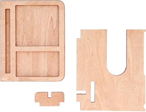 Porte-clés en bois et support de montre rétro le cadeau de bureau idéal