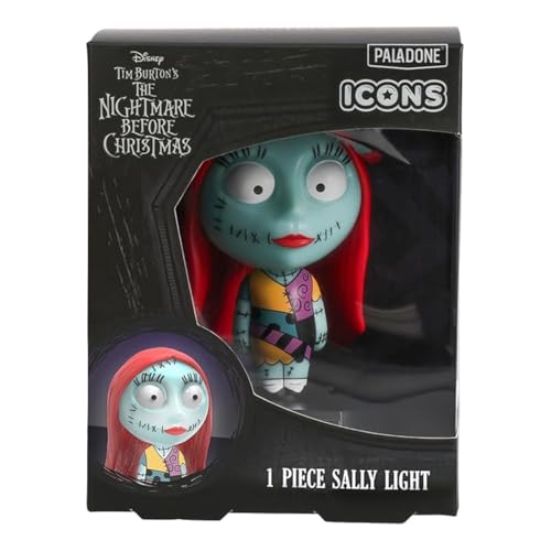 Sally Icon Light - Offiziell lizenziertes Nightmare Before Christmas Merchandise Sammlerstück Geschenk für Filmfans Gruselige Halloween-Dekoration Batteriebetrieben (10cm)