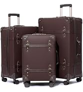 Amazon.com | NZBZ Vintage Luggage Set for Women, 3 Piece Retro