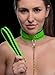 Kink in The Dark Glowing Collar with Leash