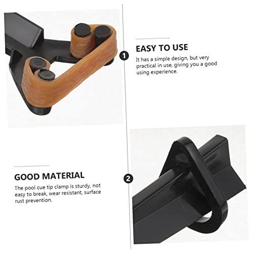 Abaodam 12 Peças ferramentas de sinuca kit de reparo de ponta de sinalização modelador de taco de bi