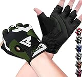 RDX Fitness Handschuhe Damen Herren, Gewichtheben Trainingshandschuhe Krafttraining, rutschfest Gym Bodybuilding Workout Weight Lifting Gloves, Kraftsport Klimmzüge Workout, Powerlifting Radfahren
