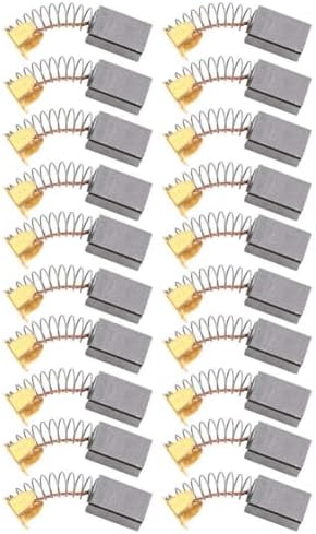20pcs Carbon Brush Replacement Replaceable Electric Motor Brushes Drywall Sander Great Conductive Carbon Motor Brush 101 6x10x15mm with Thermal Conductivity for Electric Motors