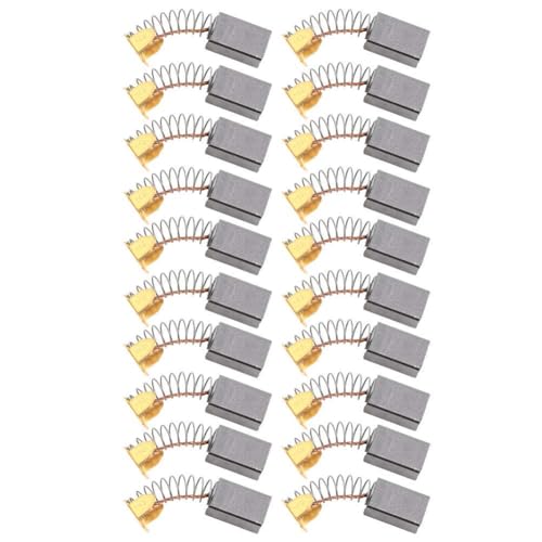 20pcs Carbon Brush Replacement Replaceable Electric Motor Brushes Drywall Sander Great Conductive Carbon Motor Brush 101 6x10x15mm with Thermal Conductivity for Electric Motors
