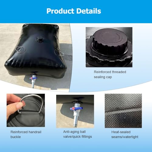 Réservoir d'eau pliable de camping-car pour l'autonomie - 4