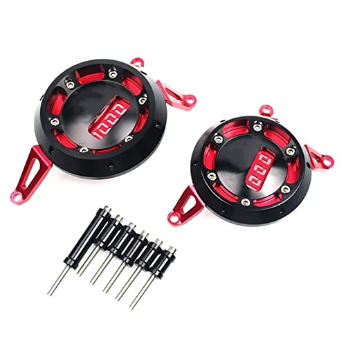 Garde pour moteur Z1000 et Z1000SX protection de stator moto rouge CNC
