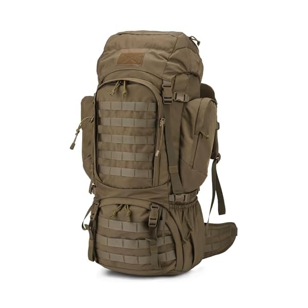 Mardingtop 60L Military Internal Frame Backpack for Hiking,Camping,Hunting,Rucksack Backpack with Rain Cover