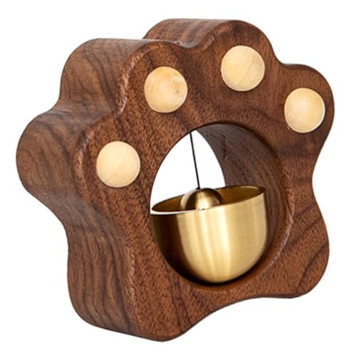 Sonnette de porte en bois créative patte de chat, idée cadeau originale pour commerçant - 2