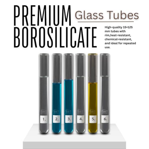 Image of SBT Chemistry Lab Kit 40 Items | Borosilicate Glass & Plastic Laboratory Equipment Set | Science Experiment Kit for Students, Schools, Colleges & Educational Labs