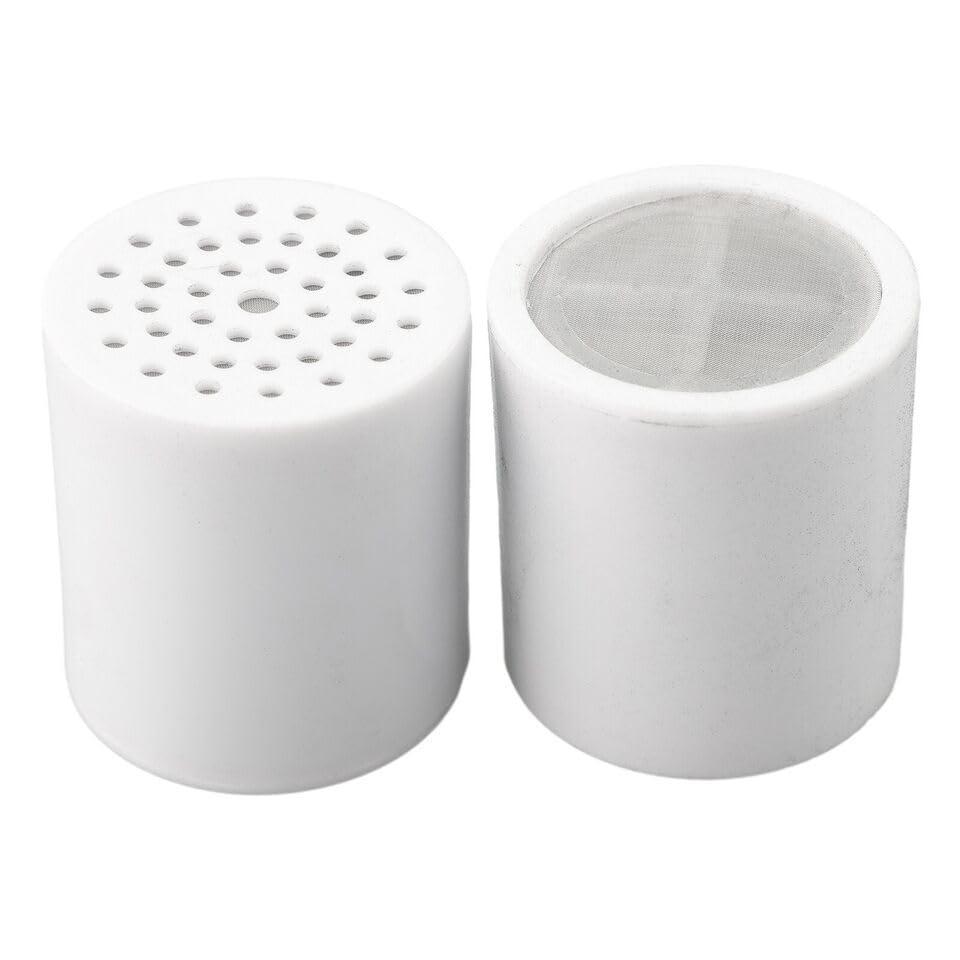 mainlly Enhanced Shower Water Quality 20 Stage Filter Replacement Cartridges (2 Pack)