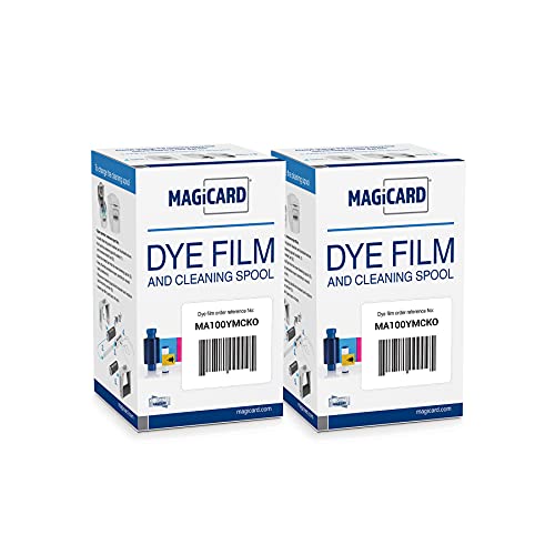 Bodno 2 x Magicard MA100YMCKO Color Ribbon - YMCKO - 100 prints Software Demo