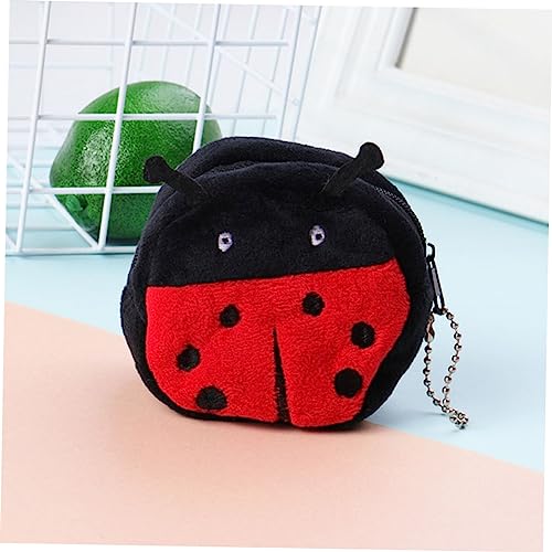 4pcs Cartoon Plush Coin Pouch Small Wallet for Rabbit Strawberry Multifunctional Change Holder Lightweight Gift2