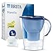 Produktbild BRITA Wasserfilter Kanne Marella blau (2,4l) inkl. 1x MAXTRA PRO All-in-1 Kartusche  Filterkanne zur Reduzierung von Kalk, Chlor, Blei, Kupfer & geschmacksstörenden Stoffen im Leitungswasser