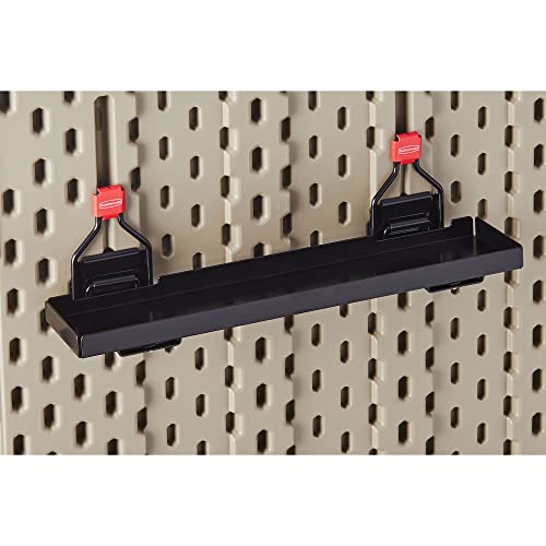 Rubbermaid Metal Shed Shelf & 50Lb Capacity 34” Storage Shed Tool Rack (2-Pack) #TOP5