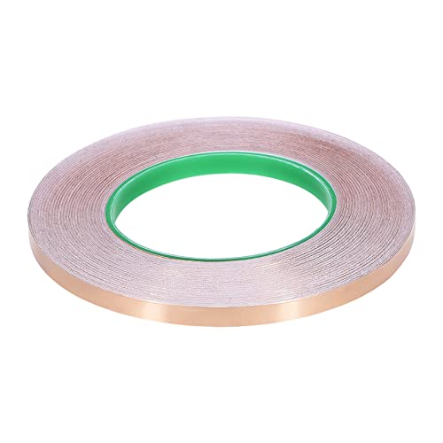 Image of Copper Foil Tape Conductive Adhesive Double Sided, [for EMI Shielding, Stained Glass, Paper Circuits, Grounding] - 1 /4 inch /164ft