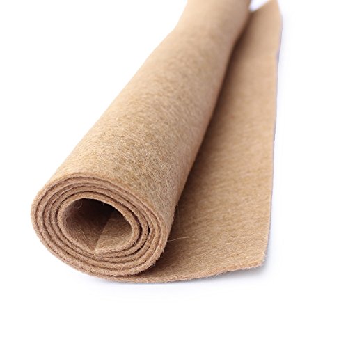 Camel Tan Wool Felt Oversized Sheet