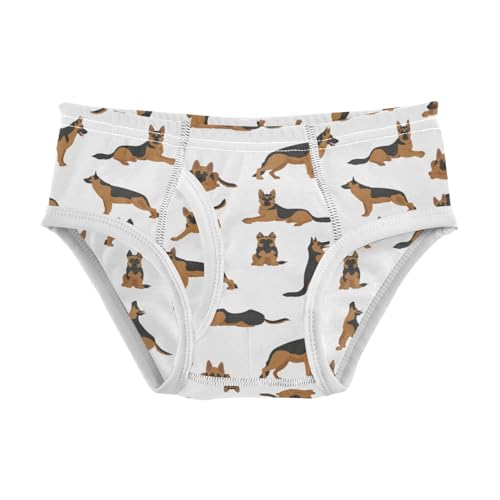 Boys' Exclusive Briefs Toddler Underwear 95% Combed Cotton Boxerbriefs 2T German Shepherd Pattern Dog 92