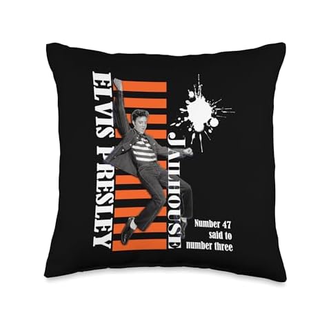 Elvis Presley_003 Throw Pillow Cover