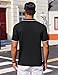 COOFANDY Mens Polo Shirts Short Sleeve Casual Knit Polo Shirt Vintage Golf T Shirts Old Money Tops Black