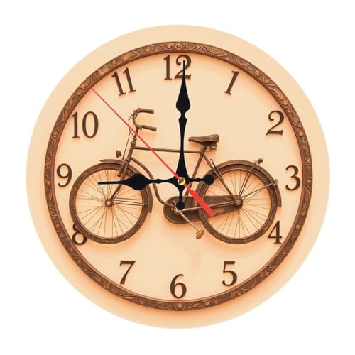 With Carved Frame Wooden Wall Clock 25cm*25cm