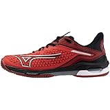 [Mizuno] テニスシューズ ウエーブエクシード TOUR 6 AC レッド×ホワイト×ブラック 25.0 cm 2E