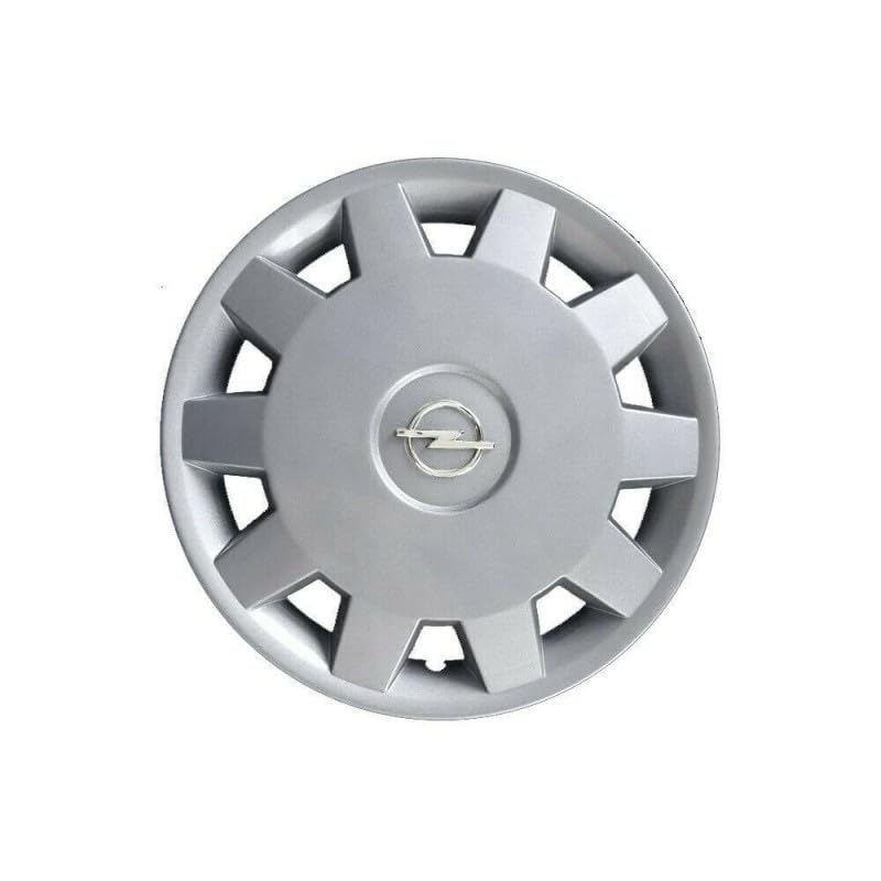 Kit di 4 copricerchi adattabili - per OPEL AGILA (LOGO CROMATO) - diametro 14"