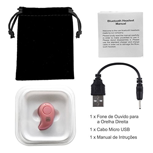 Mini Fone de Ouvido Bluetooth 4.1 Sports Sem Fio com Microfone e Hands-free suporte para Smart Phone