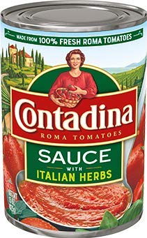 Contadina Tomato Sauce w/ Italian Herbs - 15 oz (Pack of 6)