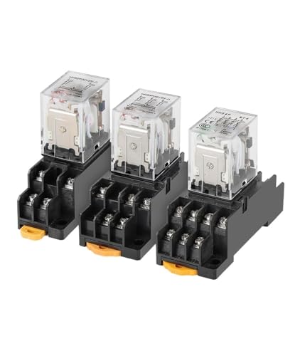 Relais intermédiaire 54P compatible 12V et 24V pour l'équipement d'automatisation