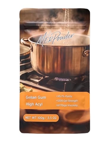 MÉRPouder High Acyl Gellan Gum - Purity >95.7% - 100g/3.52oz