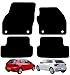 Price comparison product image Carsio Carpet Car Mats For Volkswagen Polo 2018+ 4 Piece Set Tailored Fit Floor Mat Complete Accessory Black Custom Fitted - All Weather, Anti-Slip Backing & Black Trim