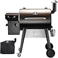 Z GRILLS 2025 Upgrade 8-in-1 Electric Wood Pellet Grill & Smoker with PID V2.1 Controller, LCD, 697 Sq In, Dual-Wall Insulation, Meat Probes, Easy Hopper Clean-out & Grill Cover