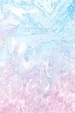  Notizbuch: Blanko Journal A5 Liniert Mit Marmor Muster Rosa Blau