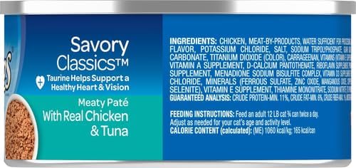 9 Lives Comida para Gato Pollo y Atún 4 unidades 5.5 oz miniatura 9
