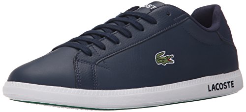 Lacoste Men's Graduate LCR3 Fashion Sneaker, Navy/Navy, 10 M US