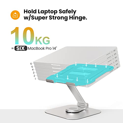 Base ajustable para laptop hasta 11.8 pulg Giratoria 360° miniatura 5