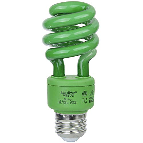 Sunlite 41414-SU 13W Green Spiral CFL