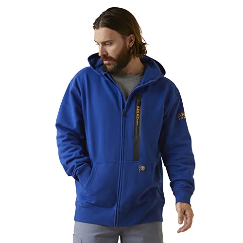 Image of ARIAT Men's Rebar Workman Full Zip Hoodie