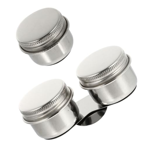 Veemoon 2pièces Gobelet pour Palette à Huile Lave-pinceaux Artiste Lave-Peinture Récipient De Lavage pour Pinceaux Utilisable avec Eau à Brûler Essence De Térébenthine Nettoyant pour Pince