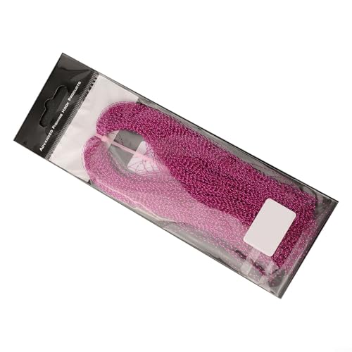 Crea moscas efectivas con material holográfico trenzado de oropel para plantillas de cristal y anzuelo, ayuda a un artículo imprescindible para la pesca ()