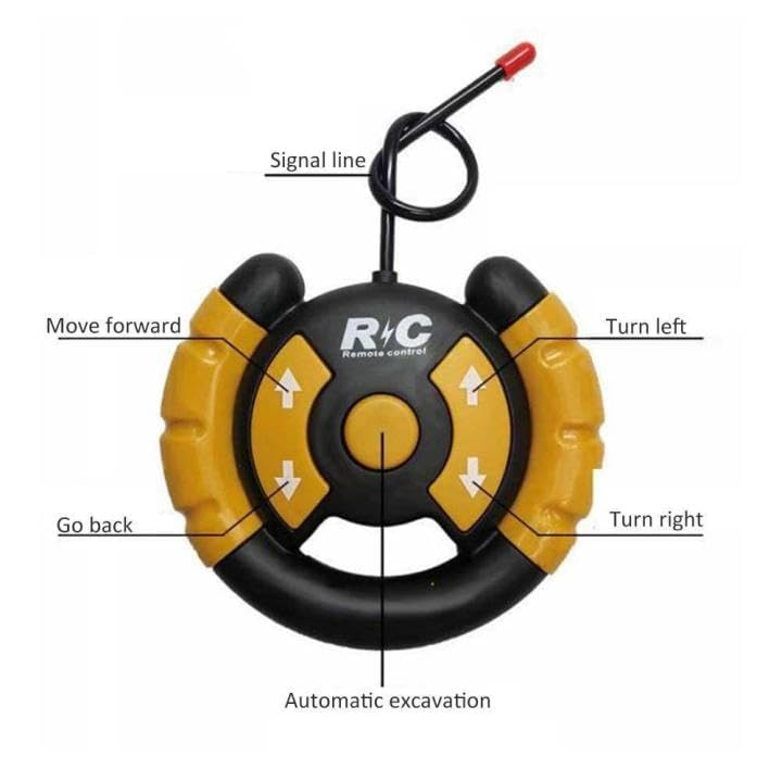 Image of Remote Control Rock Crawler Mist Smoke Spray Function, High Speed 1:18 RC Car Toys for Boys 2WD Off Road Vehicle Toy Cars for Kids Monster Truck Rock Climbing Car Toy (Stunt Cars Yellow)