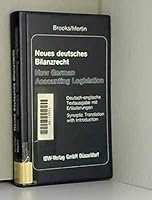 Neues deutsches Bilanzrecht: Deutsch-englische Textausgabe mit Erläuterungen 3802103076 Book Cover