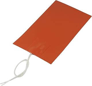 230x130mm Water Holding Tank Heater Pad Silicone with Thermostat for Camper RV Trailer Winter Freeze Protection Easy Install