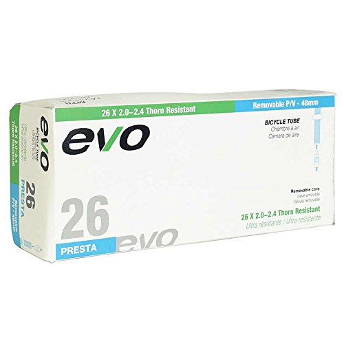 evo Thorn Resistant Tube 26" x 2.0-2.4 48mm Removable Presta Valve