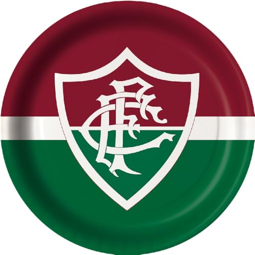 Prato Fluminense Oficial - Embalagem com 8 unidades.